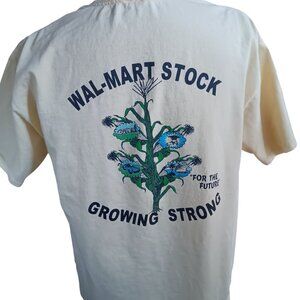 Vintage Men's T-shirt XL Wal-Mart Shareholder 1990's Anvil Pre-Shrunk USA Cotton